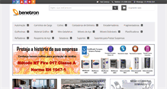 Desktop Screenshot of benetronsp.com.br
